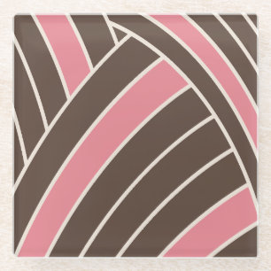 Napolitaans Abstract Glazen Onderzetter