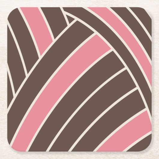 Napolitaans Abstract Kartonnen Onderzetters (Voorkant)