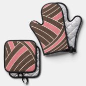 Napolitaans Abstract Ovenwant & Pannenlap Set (Voorkant / Achterkant)