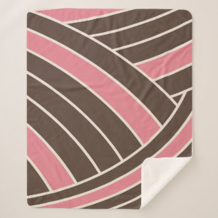 Napolitaans Abstract Sherpa Deken