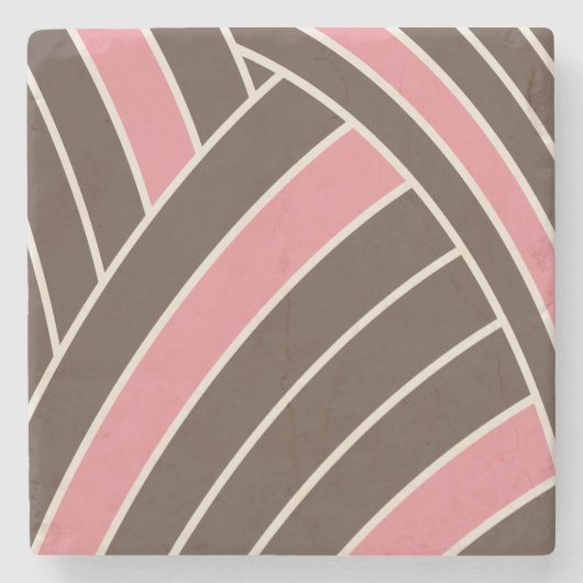 Napolitaans Abstract Stenen Onderzetter (Voorkant)