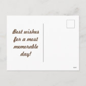 Napolitaans Briefkaart (bruin, roze en crème) (Achterkant)