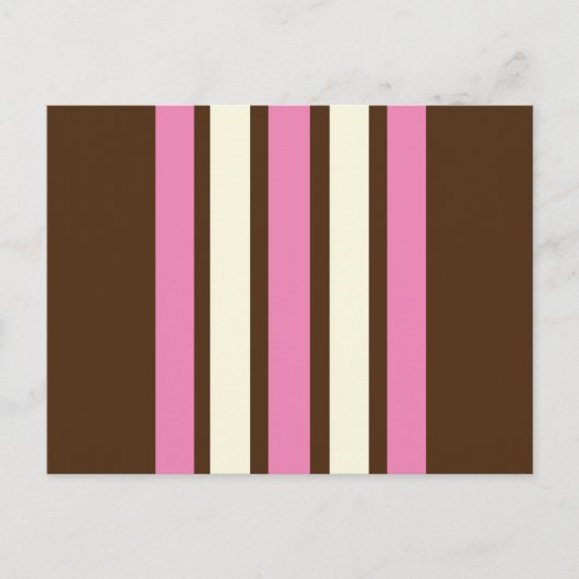 Napolitaans Briefkaart (bruin, roze en crème) (Voorkant)