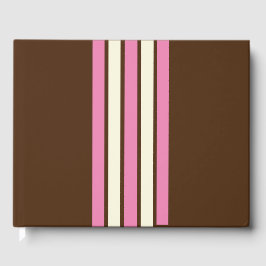Napolitaans gastenboek (bruin, roze & crème)