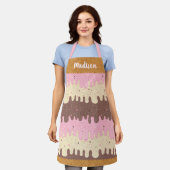 Napolitaans Ijs Schort (Gedragen)