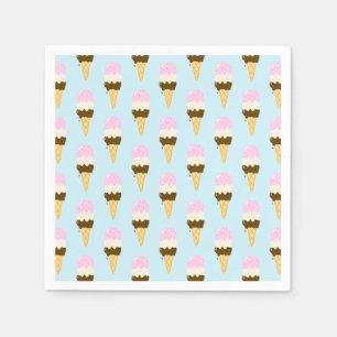 Napolitaans ijskegelpatroon servet