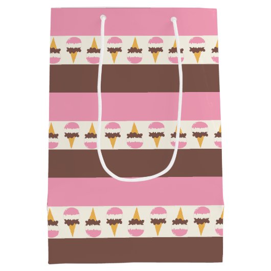 Napolitaans ijspatroon medium cadeauzakje (Achterkant)