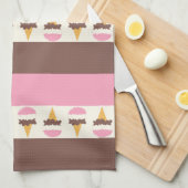 Napolitaans ijspatroon theedoek (Quarter Fold)