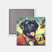  Napolitaans Mastiff schilderij Magneet (Voorkant / Achterkant)