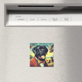  Napolitaans Mastiff schilderij Magneet (Insitu (Vaatwasser))