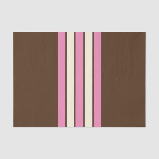 Napolitaans tissuepapier (bruin, roze en crème) (Voorkant)