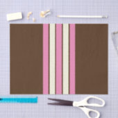 Napolitaans tissuepapier (bruin, roze en crème) (Craft)