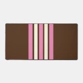 Napolitaanse bureaumat (bruin, roze & crème) (Voorkant)