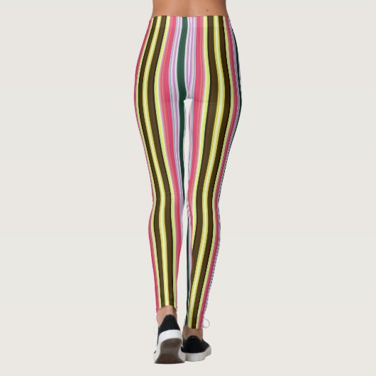Napolitaanse gestreepte leggings (Achterkant)