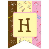 Napolitaanse Ice Cream Chemistry Party Banner (Tweede vlag)