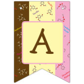 Napolitaanse Ice Cream Chemistry Party Banner (Derde vlag)