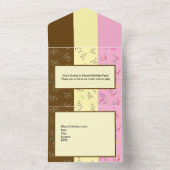 Napolitaanse Ice Cream Chemistry Science Party All In One Uitnodiging (Binnen)