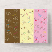 Napolitaanse Ice Cream Chemistry Science Party All In One Uitnodiging (Achterkant)