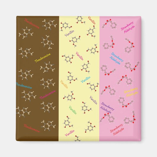 Napolitaanse ijs chemie magneet (Voorkant)