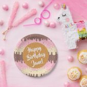 Napolitaanse ijsverjaardag papieren bordje (Feest)