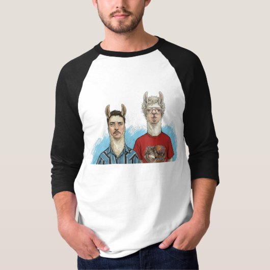 Napolitaanse Llahama  T-shirt (Voorkant)