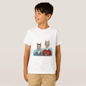 Napolitaanse LLama-mite T-shirt (Voorkant volledig)