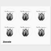 Napolitaanse Mastiff Happy Face Sticker (Vel)