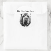 Napolitaanse Mastiff Happy Face Sticker (Tas)