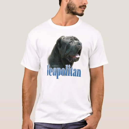 Napolitaanse Mastiff; Mastino Napoletano; Neo T-shirt (Voorkant)