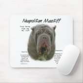 Napolitaanse Mastiff (tawny) Geschiedenis Ontwerp Muismat (Met muis)