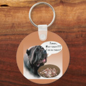 Napolitaanse Mastiff Turkije Sleutelhanger (Voorkant)