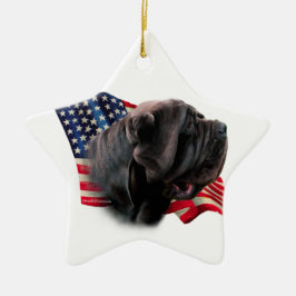 Napolitaanse Mastiff vlag Keramisch Ornament