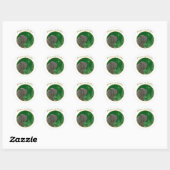 Napolitaanse mastiff vrede ronde sticker (Vel)