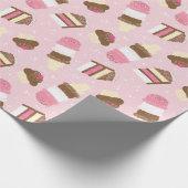 Napolitaanse taart en ijs cadeaupapier (Hoek)