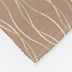 Napolitano Macchiato Pistache Ribbons. Fleece Deken