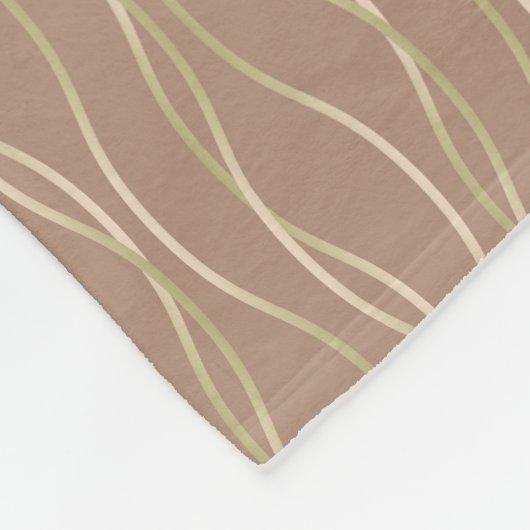 Napolitano Macchiato Pistache Ribbons. Fleece Deken (Hoek)