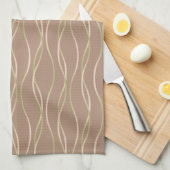 Napolitano Macchiato Pistache Ribbons. Theedoek (Quarter Fold)