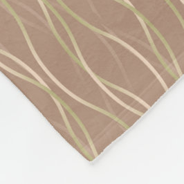 Napolitano Macchiato Pistachio linten en schaduw. Fleece Deken