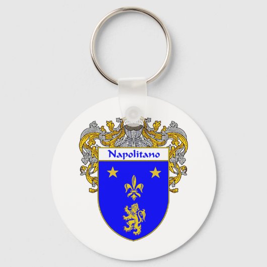 Napolitano Wapenstaart (gemanteld) Sleutelhanger (Voorkant)