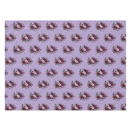 Nappe de table - Bouquet de Violettes Tafelkleed (Voorkant (Horizontaal))