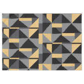 Nappe Géométrique Noire, Grise et Or Tafelkleed (Voorkant (Horizontaal))