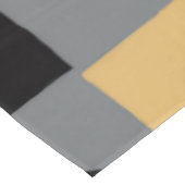 Nappe Géométrique Noire, Grise et Or Tafelkleed (Gekanteld)