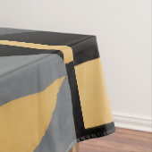 Nappe Géométrique Noire, Grise et Or Tafelkleed (Voorbeeld)