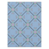 Nappe Jiménez Design Pink Black with Blue Tafelkleed (Voorkant)