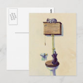 NAPPEN OP HET WATERSLOSET DOOR SHARON SHARPE BRIEFKAART (Voorkant / Achterkant)