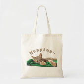 Napping cat tote bag (Voorkant)