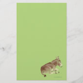 Napping Donkey Stationery Briefpapier (Voorkant)