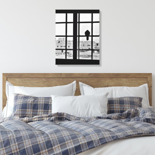 Napping Dove Canvas Afdruk (Insitu (Slaapkamer))