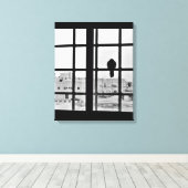 Napping Dove Canvas Afdruk (Insitu (Houten vloer))