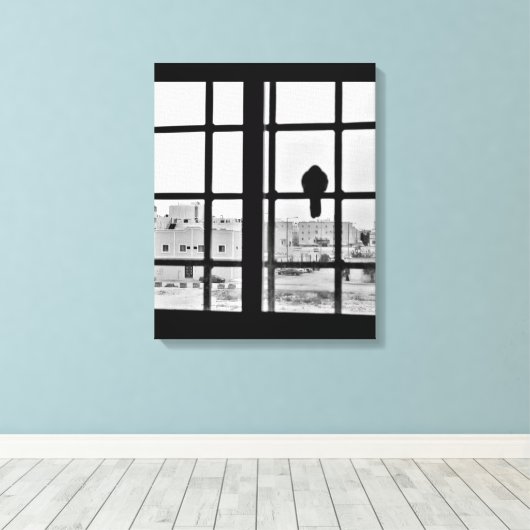 Napping Dove Canvas Afdruk (Insitu (Houten vloer))